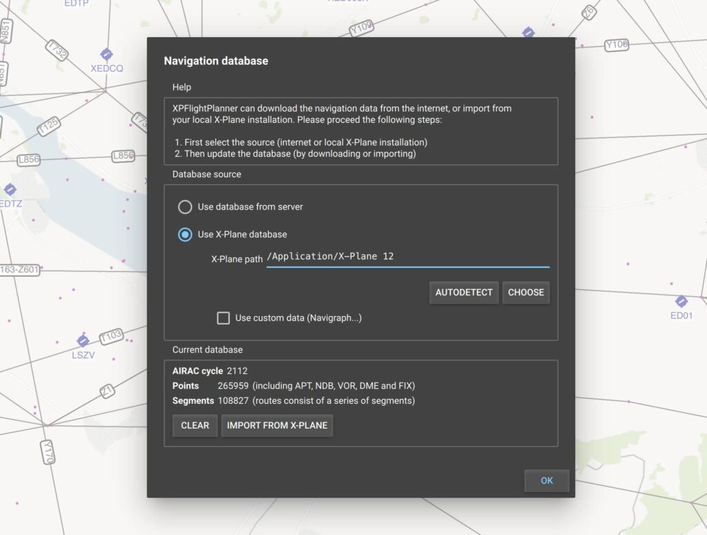 XPFlightPlanner navigation database