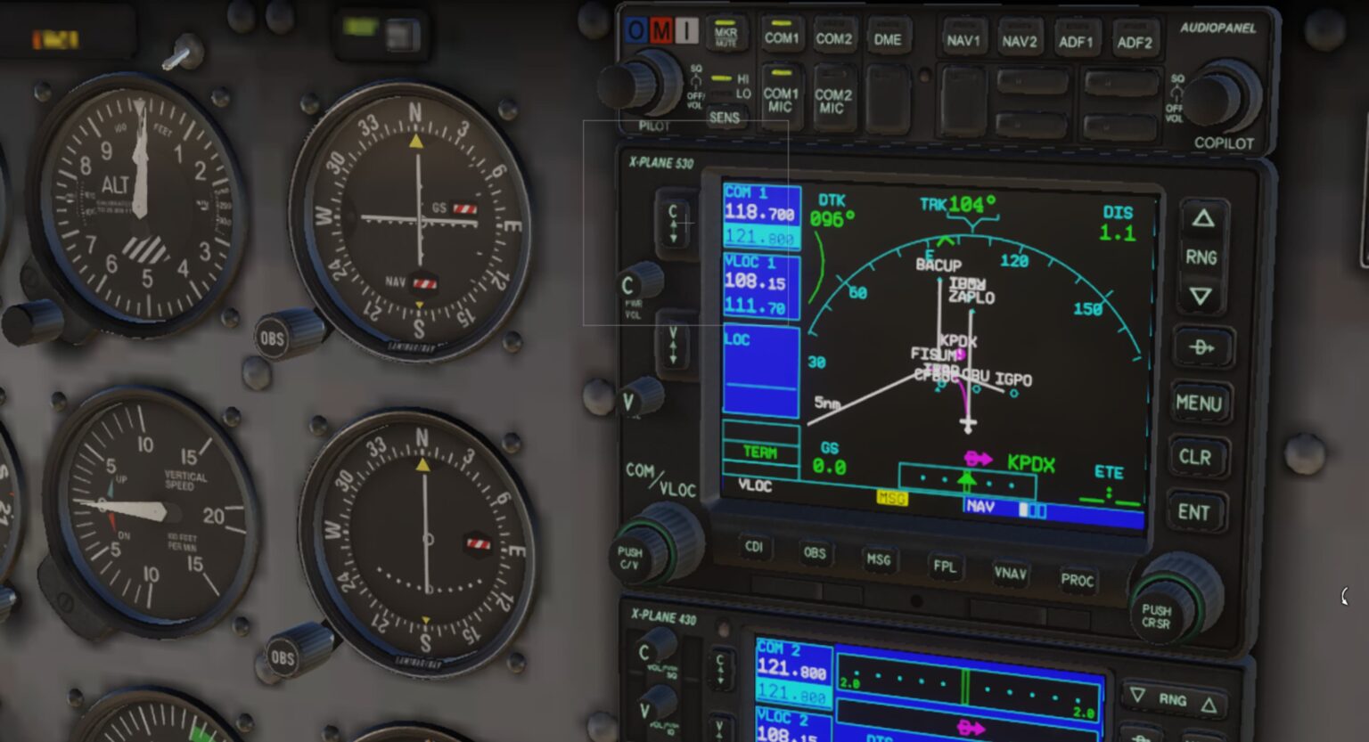 XPFlightPlanner - How to load a flight plan into the Garmin 530?